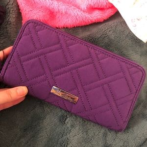 Purple vera bradley wallet
